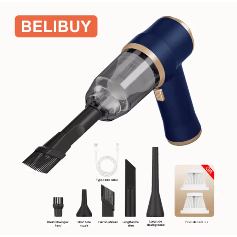 Wireless High Power Car Home Vacuum Cleaner Portable Handheld Cleaning Machine 1