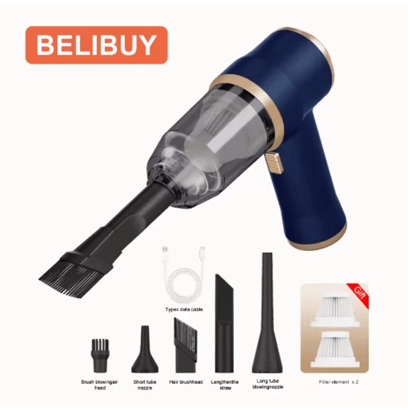 Wireless High Power Car Home Vacuum Cleaner Portable Handheld Cleaning Machine 1
