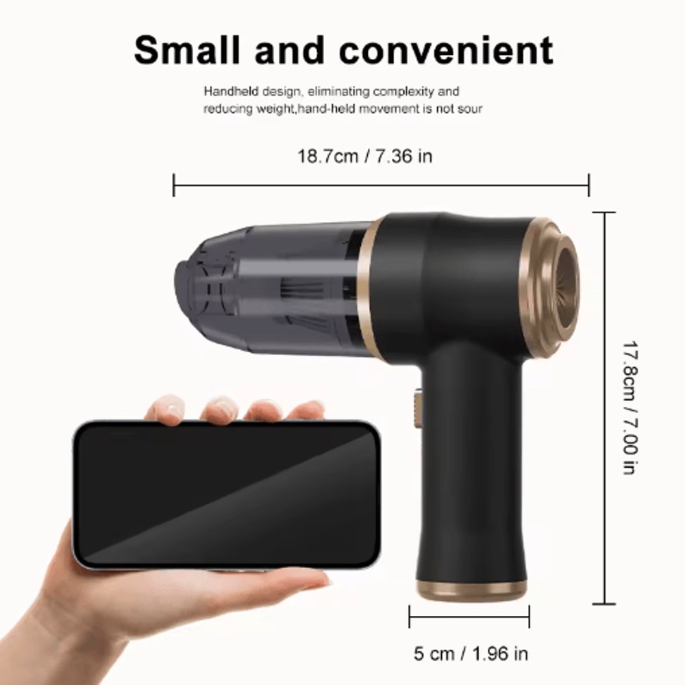 Wireless High Power Car Home Vacuum Cleaner Portable Handheld Cleaning Machine 6