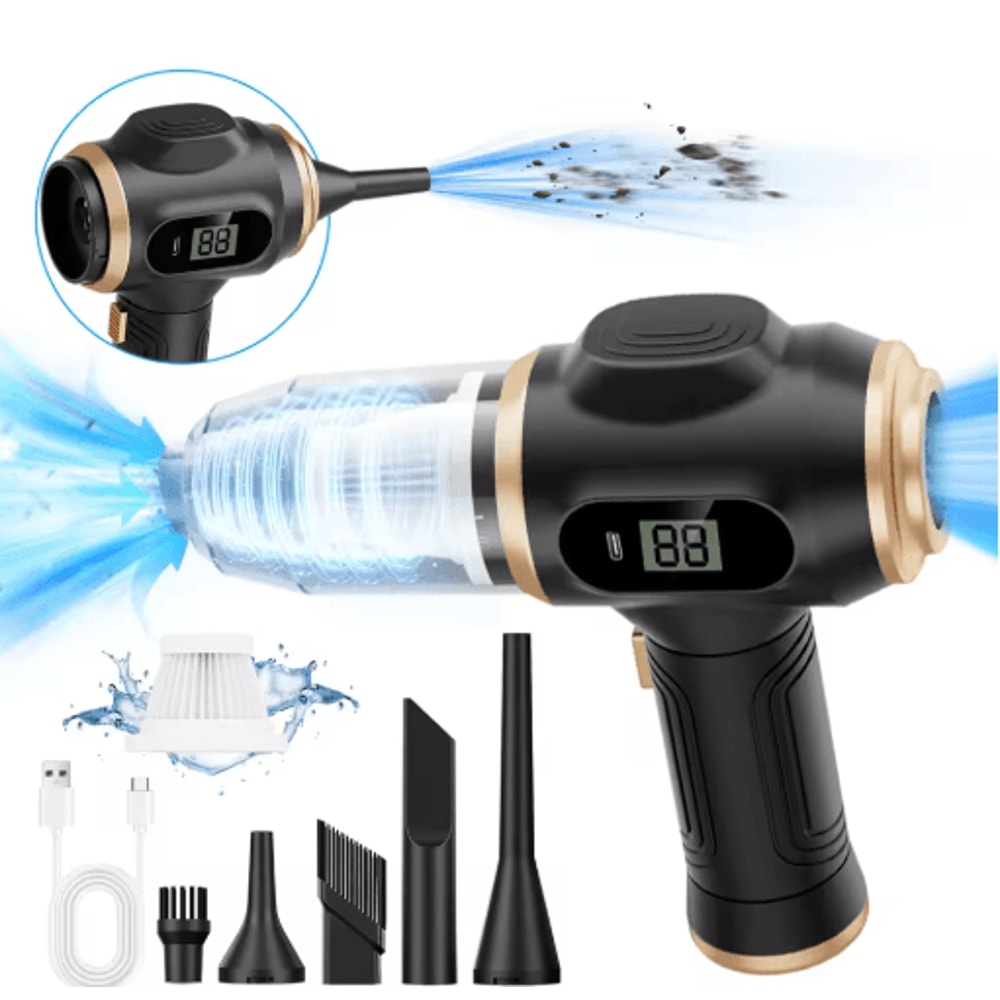 Wireless High Power Mini Vacuum Cleaner Portable Car Home Cleaning Machine 1