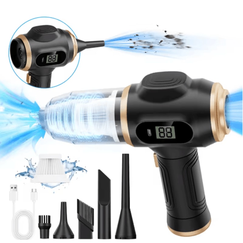 Wireless High Power Mini Vacuum Cleaner Portable Car Home Cleaning Machine 1