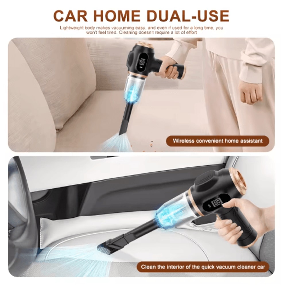 Cordless Handheld Vacuum Cleaner Powerful Portable Cleaner For Home Car 3
