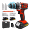 Electric Screwdriver Set Cordless Drill Kit Lithium Battery Drill Home DIY Tool Kit Electric Hand D 3