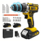Electric Screwdriver Set Cordless Drill Kit Lithium Battery Drill Home DIY Tool Kit Electric Hand D 5