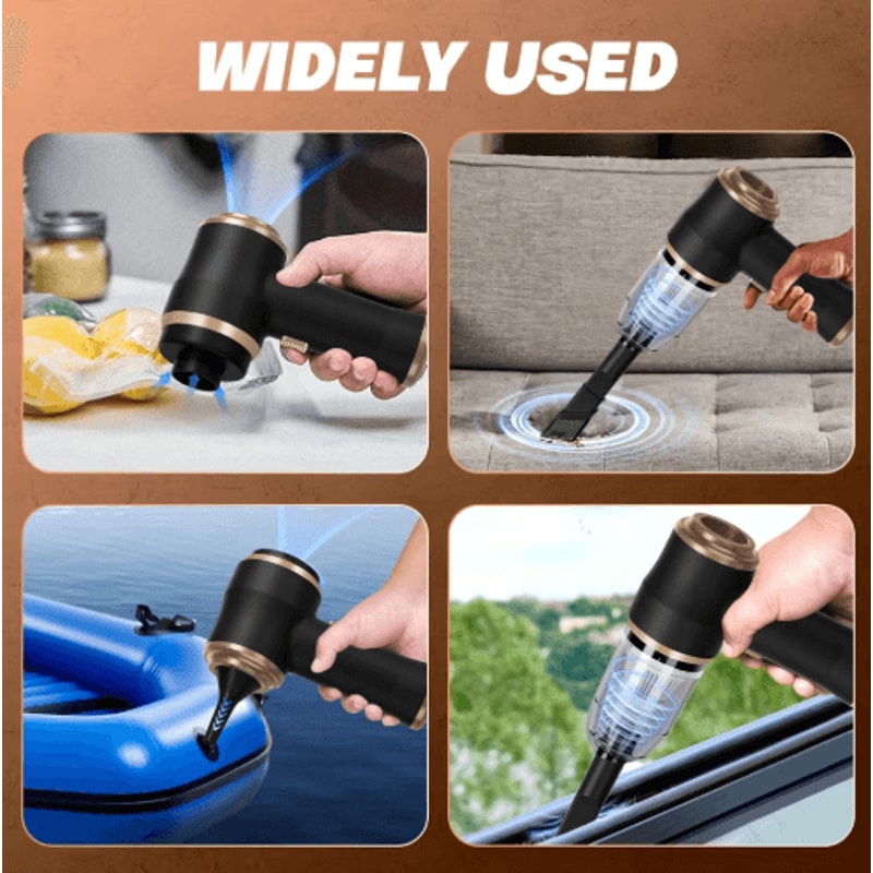 HighPower 2in1 Car Blower Vacuum Portable Auto Home Cleaning Tool 4