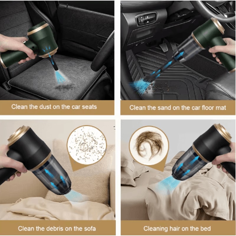 HighPower 2in1 Car Blower Vacuum Portable Auto Home Cleaning Tool 8