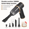 HighPower 2in1 Car Blower Vacuum Portable Auto Home Cleaning Tool 0