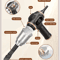 2in1 Cordless Air Duster Vacuum Portable Handheld Cleaner With Digital Display 3
