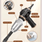 2in1 Cordless Air Duster Vacuum Portable Handheld Cleaner With Digital Display 3