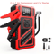 Portable 150 PSI Car Jump Starter Air Compressor Multi Function Emergency Power Kit 4