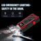 Portable 150 PSI Car Jump Starter Air Compressor Multi Function Emergency Power Kit 7