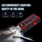 Portable 150 PSI Car Jump Starter Air Compressor Multi Function Emergency Power Kit 7