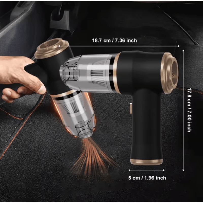 Portable Cordless Car Vacuum Cleaner High Power Handheld Cleaner For Home Car 3