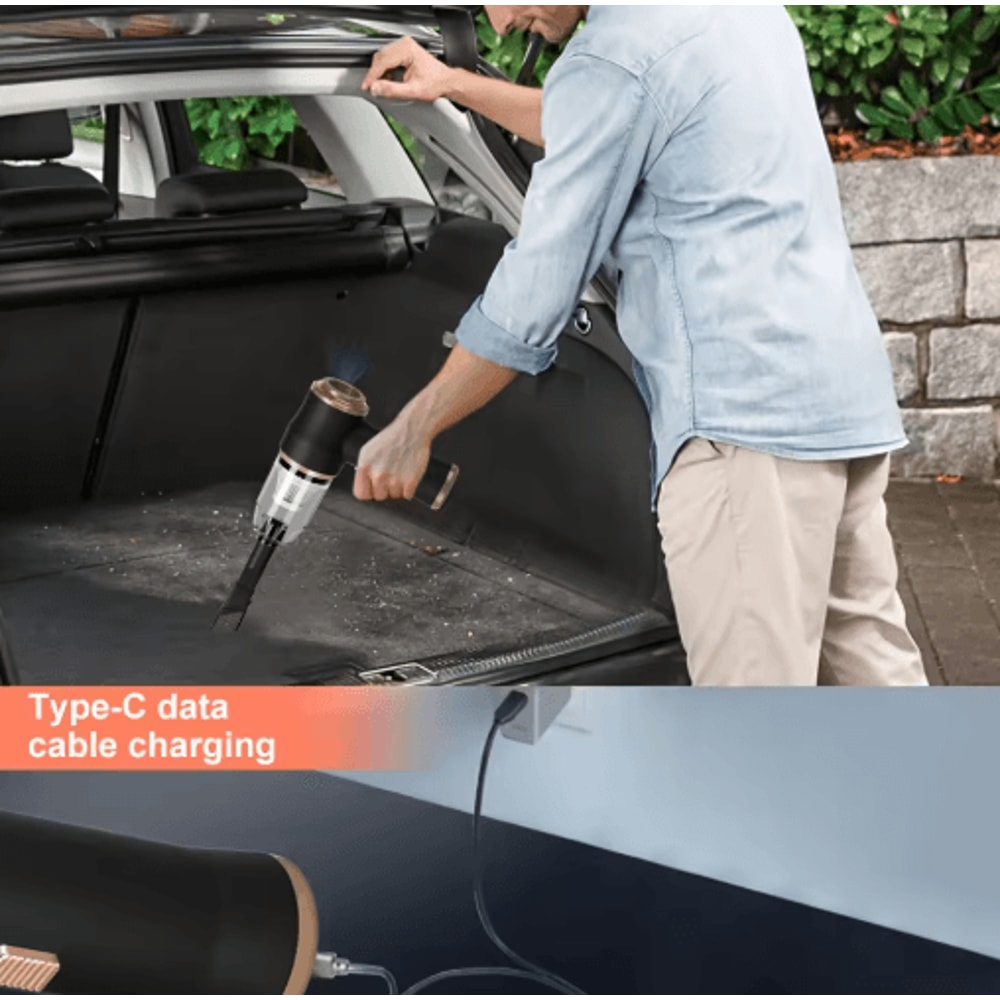 Portable Cordless Car Vacuum Cleaner High Power Handheld Cleaner For Home Car 6