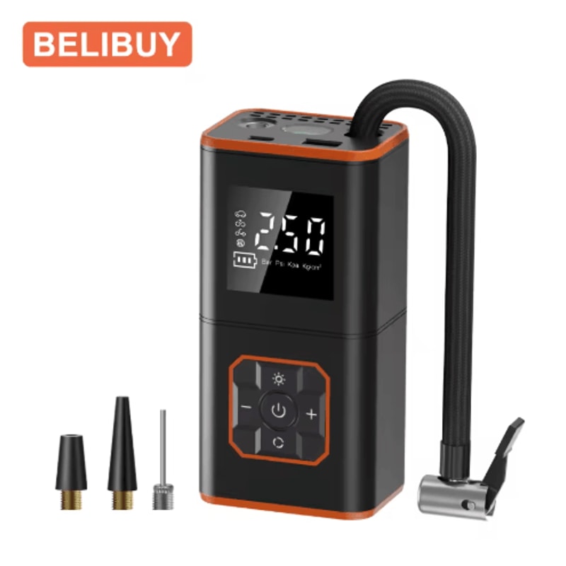 Portable ABS Air Compressor Electric Car Tire Inflator For Car Bike Motorcycle 1