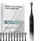 Rechargeable Electric Toothbrush Waterproof Rotary Toothbrush With 10 Brush Heads 2