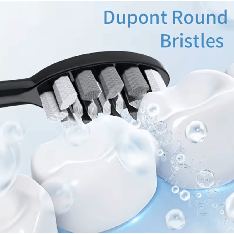 Rechargeable Electric Toothbrush Waterproof Rotary Toothbrush With 10 Brush Heads 3