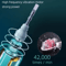 Rechargeable Electric Toothbrush Waterproof Rotary Toothbrush With 10 Brush Heads 4