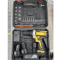 20V Cordless Drill Kit Complete Home Repair Power Tool Set With Drill Bits 2