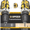 20V Cordless Drill Kit Complete Home Repair Power Tool Set With Drill Bits 4