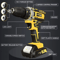 20V Cordless Drill Kit Complete Home Repair Power Tool Set With Drill Bits 5