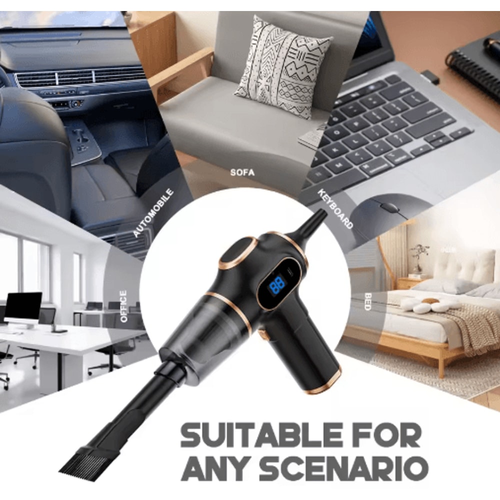 HighPower Wireless Handheld Vacuum Portable Car Home Cleaning Tool 0