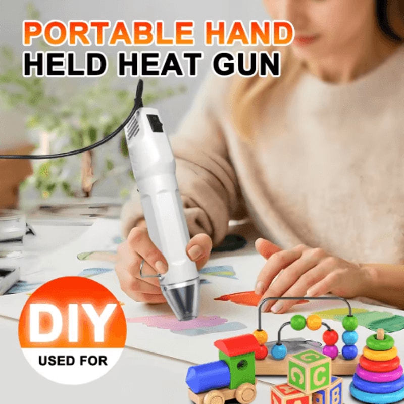300W Mini Heat Gun Handheld DIY Craft Heat Shrink Tool 5