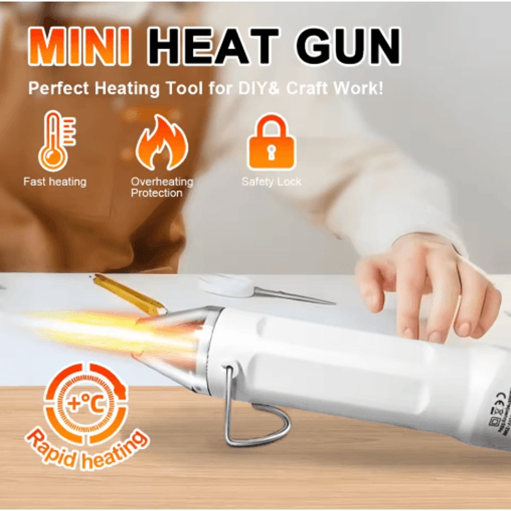 300W Mini Heat Gun Handheld DIY Craft Heat Shrink Tool 0