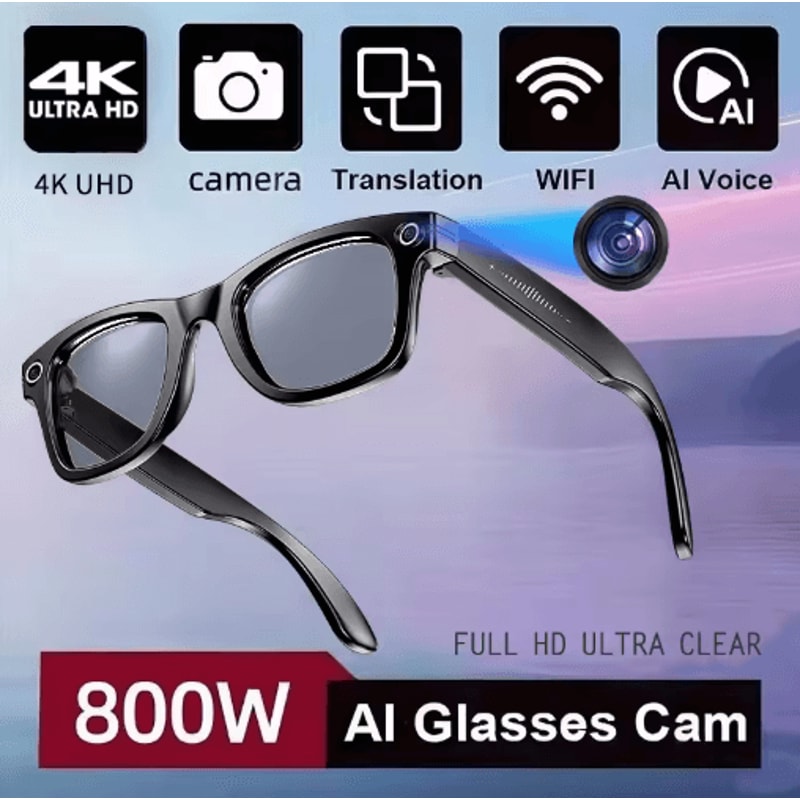 AI Smart Camera Glasses Translation Video Recording Smart Sunglasses 3