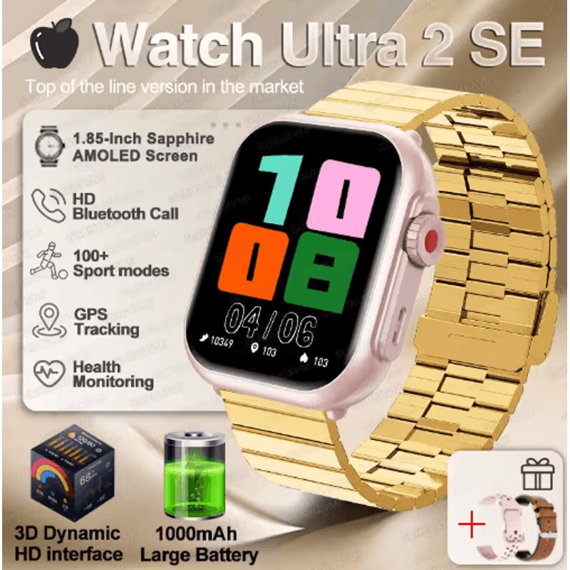 Ultra 2 SE Smartwatch AMOLED GPS Fitness Watch With Bluetooth Calling 2