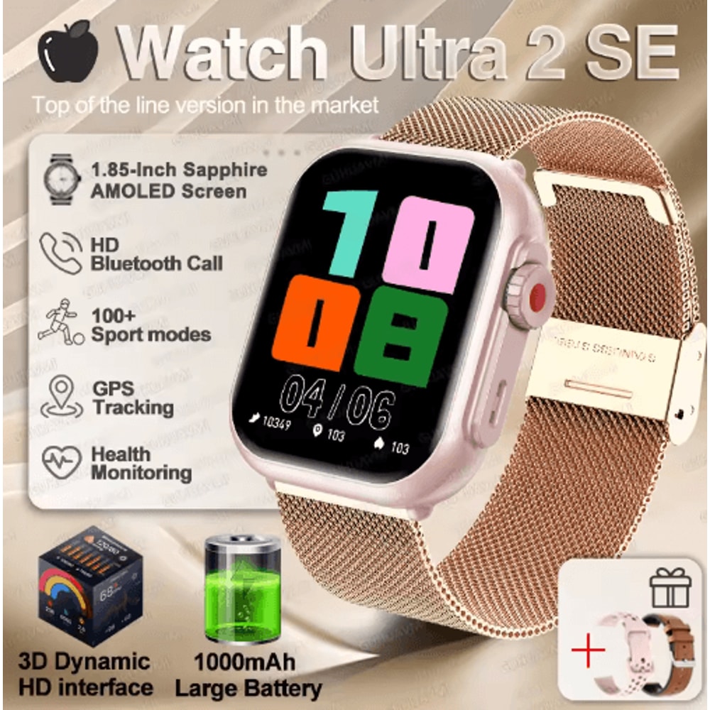 Ultra 2 SE Smartwatch AMOLED GPS Fitness Watch With Bluetooth Calling 8