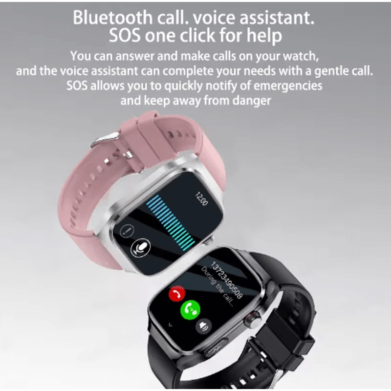 2025 Advanced Health Tracking Smartwatch ECG Blood Pressure Bluetooth Call Watch 14