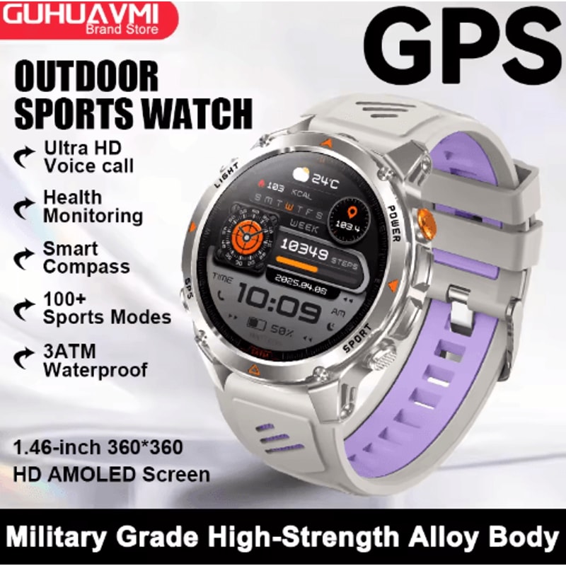 AeroTrack Pro GPS Smartwatch AMOLED NFC Calling Sports Watch 11