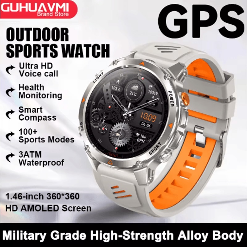 AeroTrack Pro GPS Smartwatch AMOLED NFC Calling Sports Watch 13