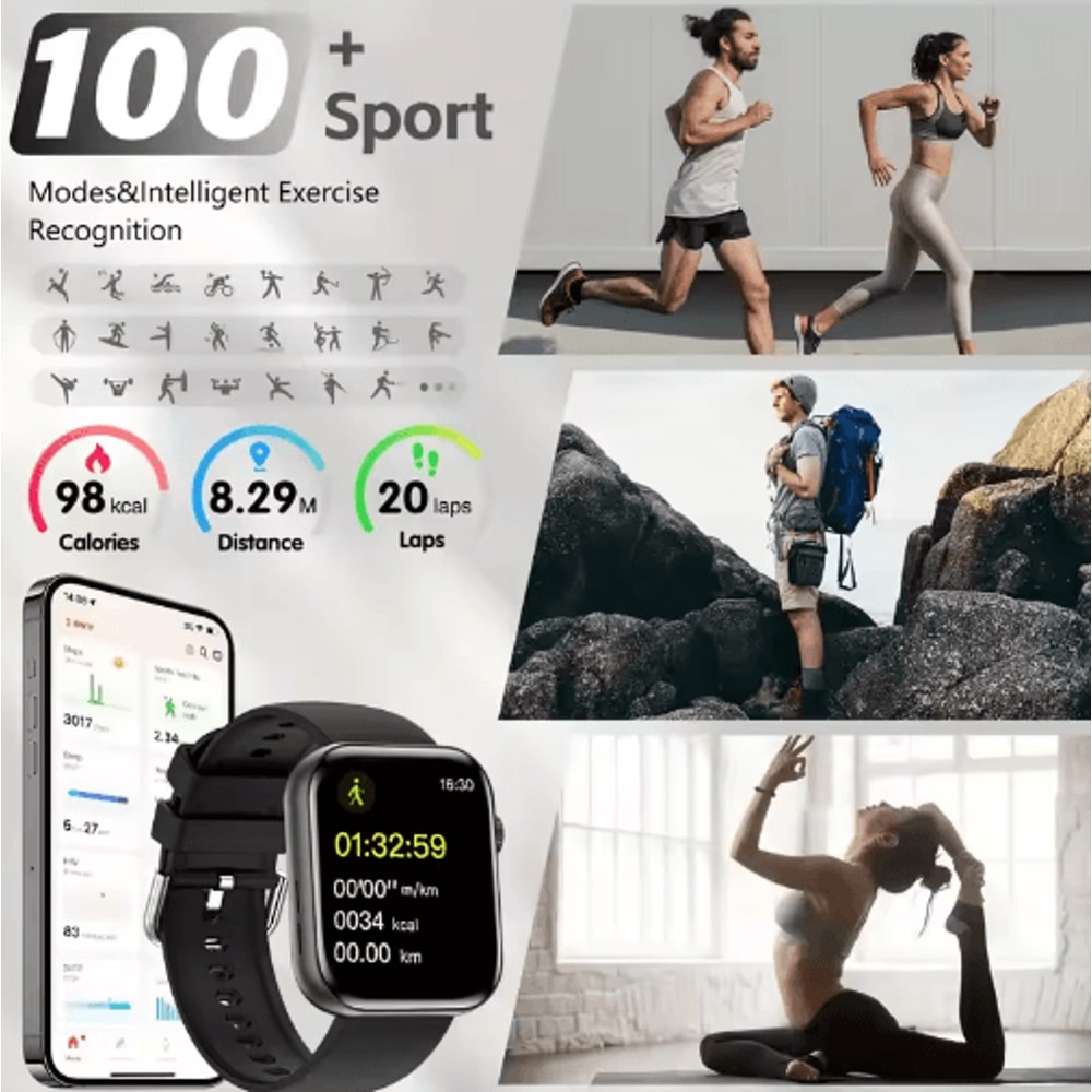 NovaTrack Series 11 Smartwatch AMOLED GPS NFC Bluetooth Calling Watch For IOS Android 19