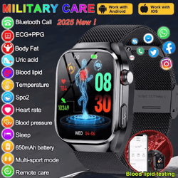 vitasense pro ai health smartwatch – ecg ppg blood pressure & uric acid monitor