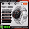 PowerTrack X1 AMOLED GPS Smartwatch 1000mAh NFC Bluetooth Call Fitness Watch 1