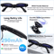 VisionPro AI Smart Glasses 800W Camera Bluetooth Call RealTime Translation Sunglasses 8