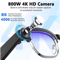 VisionPro AI Smart Glasses 800W Camera Bluetooth Call RealTime Translation Sunglasses 9