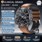 VitaPulse AI Laser Health Smartwatch ECG PPG Blood Pressure Body Analysis Watch 4