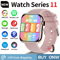 Global S11 AMOLED GPS Smartwatch Bluetooth Call Waterproof Fitness Watch For IOS Android 11