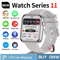 Global S11 AMOLED GPS Smartwatch Bluetooth Call Waterproof Fitness Watch For IOS Android 12