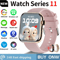 Global S11 AMOLED GPS Smartwatch Bluetooth Call Waterproof Fitness Watch For IOS Android 2