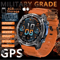 TRex 3 Pro Rugged GPS Smartwatch Offline Maps 10ATM Military Outdoor Watch 5