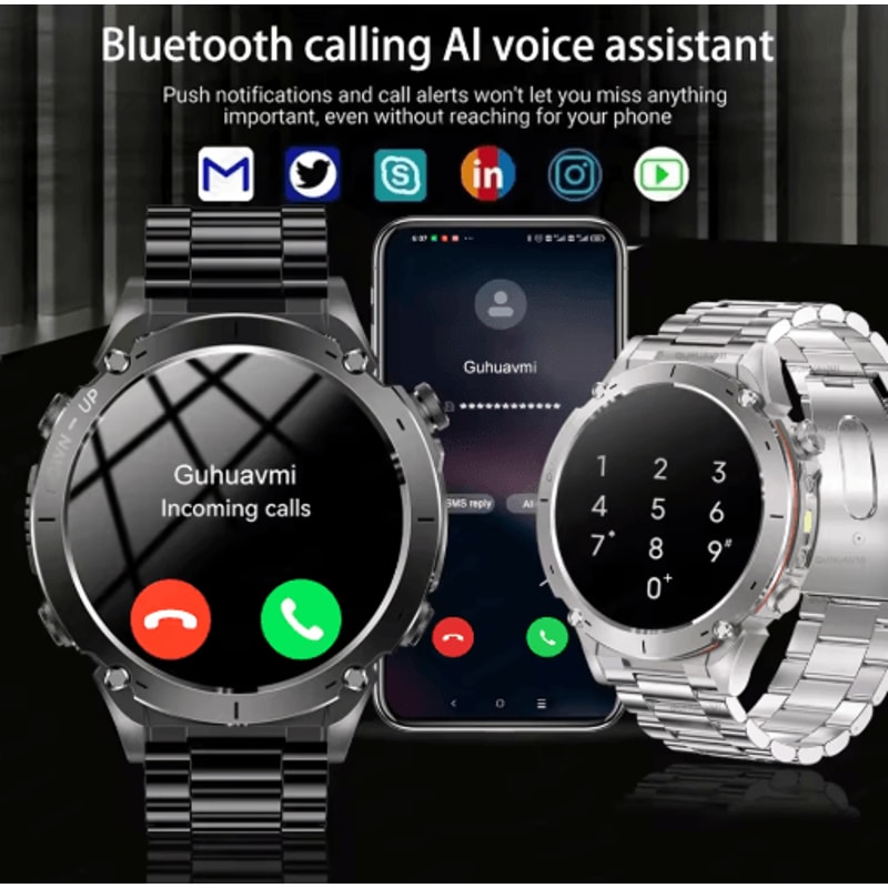 Stratos 4 Rugged GPS Smartwatch AMOLED Outdoor Watch With Compass Altimeter Flashlight 17