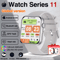 Series 11 Pro AMOLED GPS Smartwatch Bluetooth Call Waterproof Fitness Watch For IOS Android 6
