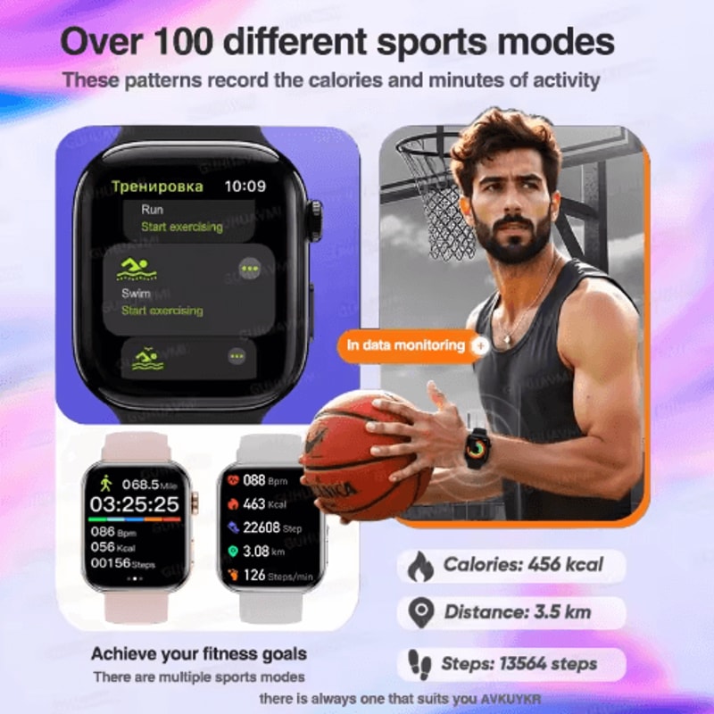 Series 11 Pro AMOLED GPS Smartwatch Bluetooth Call Waterproof Fitness Watch For IOS Android 20