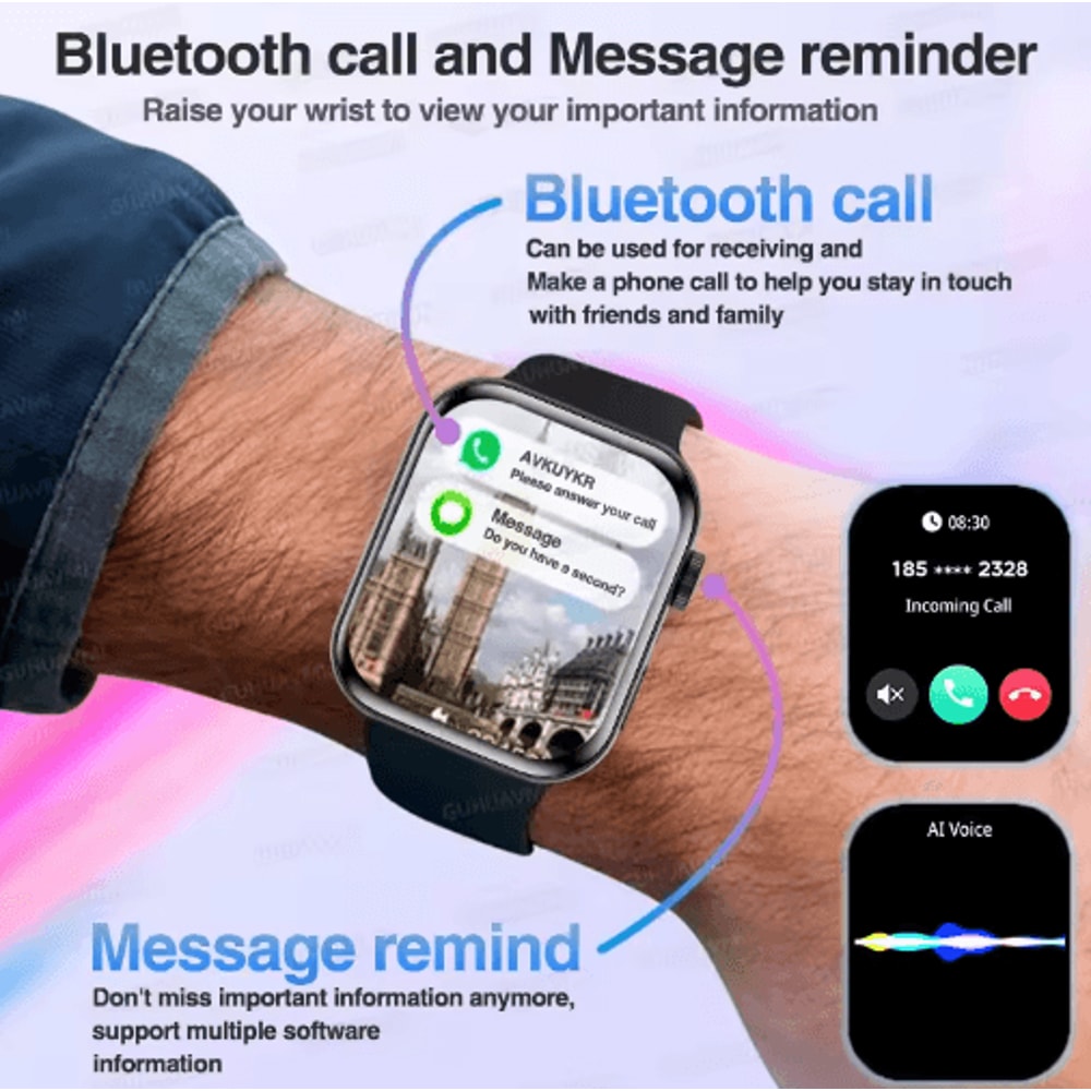 Series 11 Pro AMOLED GPS Smartwatch Bluetooth Call Waterproof Fitness Watch For IOS Android 21