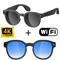 VisionX AI Smart Camera Glasses HD Video Translation Bluetooth Call Sunglasses 4