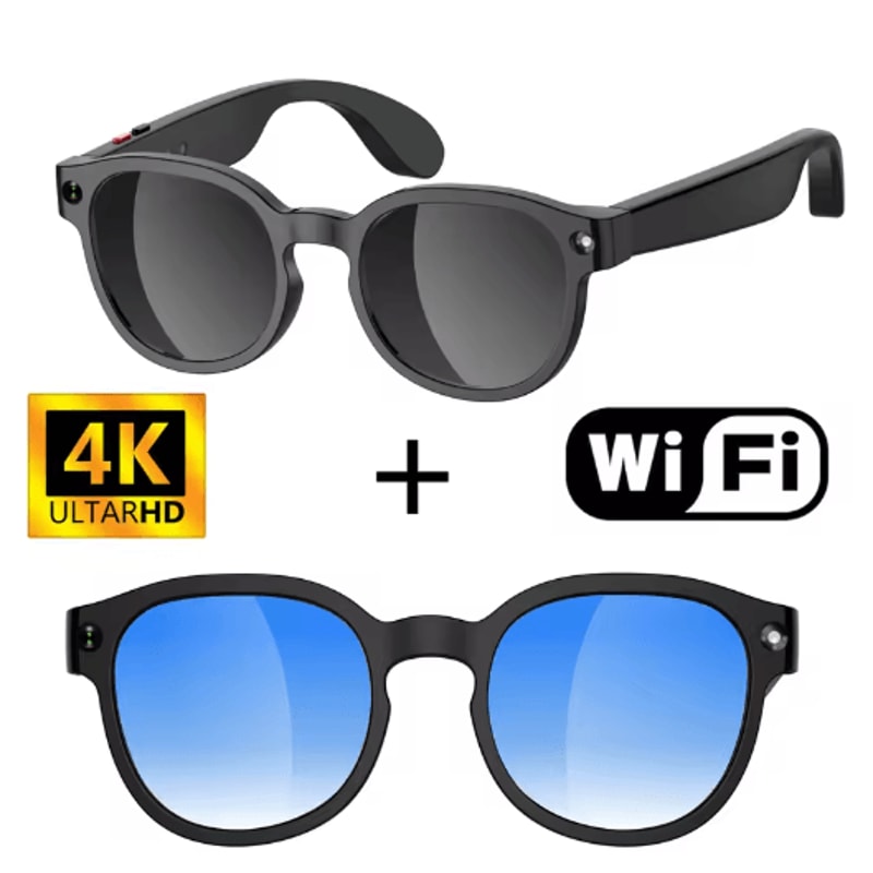 VisionX AI Smart Camera Glasses HD Video Translation Bluetooth Call Sunglasses 4